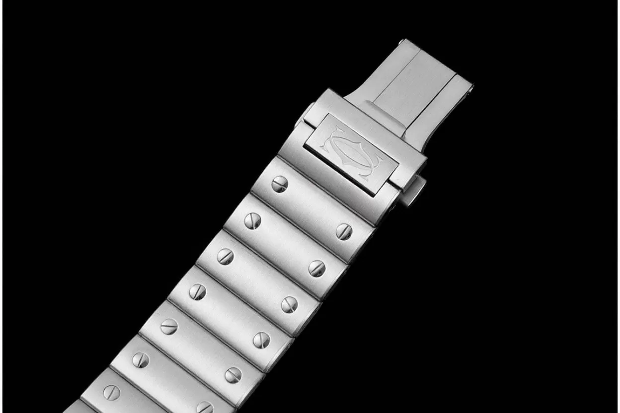 Santos De Cartier 2018 Mens XL 40mm SS / SS Wht BVF MY9019 - Image 19