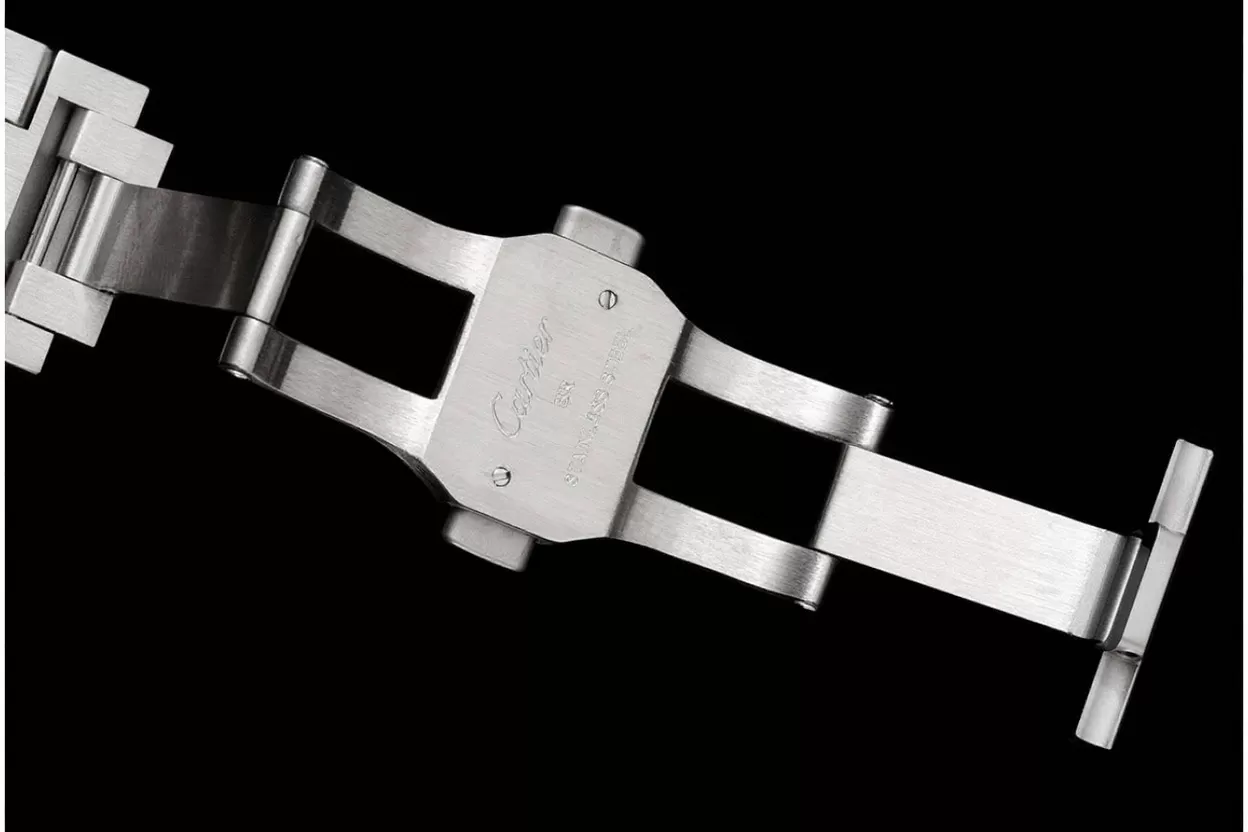 Santos De Cartier 2018 Mens XL 40mm SS / SS Wht BVF MY9019 - Image 24