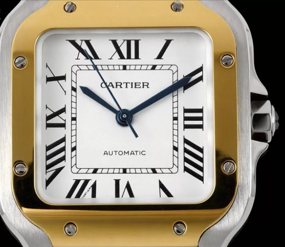 Santos De Cartier 35mm YG / SS Wht BVF MY9039 - Image 2