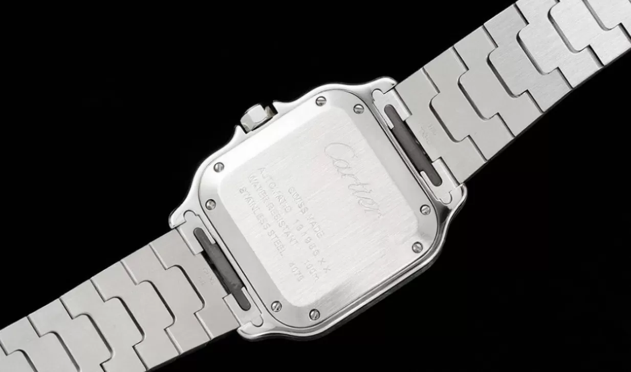 Santos De Cartier 35mm YG / SS Wht BVF MY9039 - Image 9
