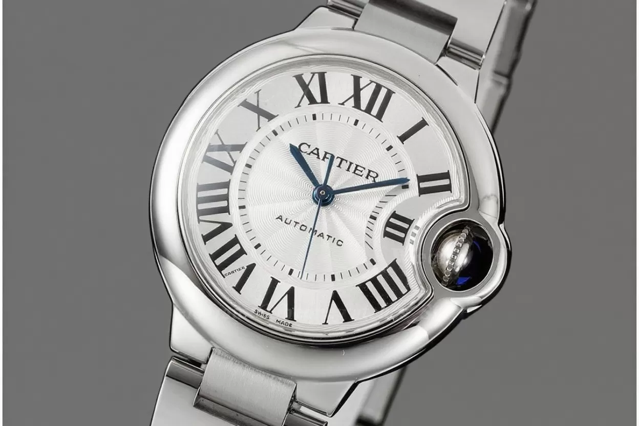 Ballon Bleu De Cartier Unisex 36mm SS / SS White Dial V6F A076