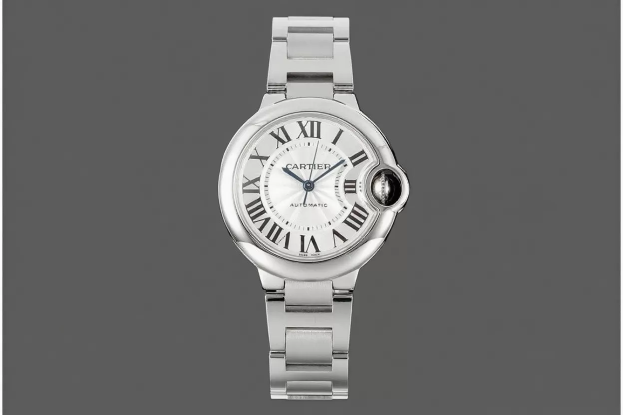 Ballon Bleu De Cartier Unisex 36mm SS / SS White Dial V6F A076 - Image 3