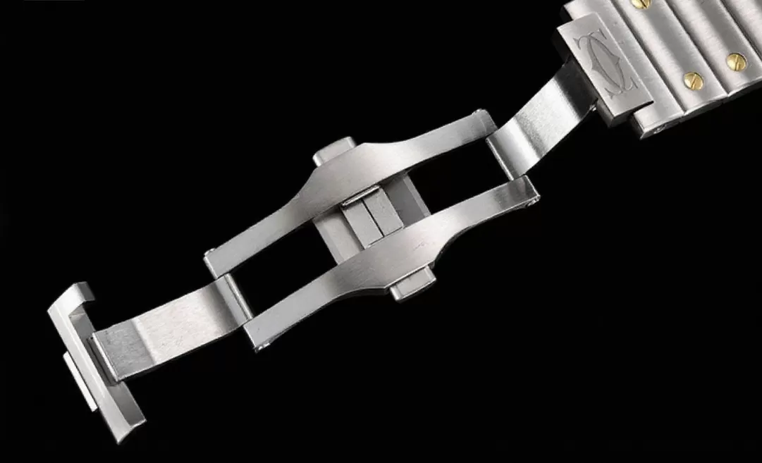 Cartier ?C Santos De Cartier Mens XL YG / SS White 3KF MY9015 - Image 18