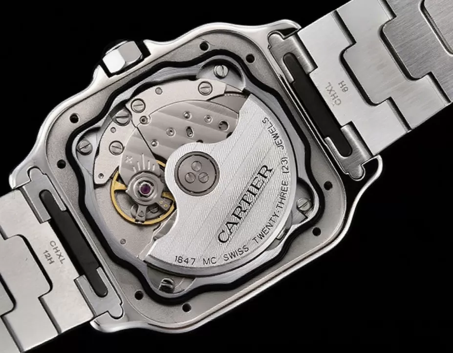 Cartier ?C Santos De Cartier 35mm Mens SS / SS White 3KF MY9015 - Image 9