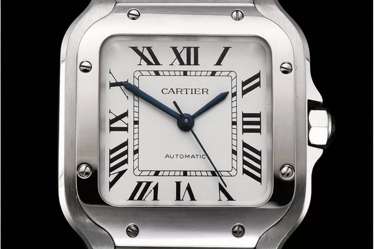 Cartier ?C Santos De Cartier 35mm Mens SS / SS White 3KF MY9015 - Image 13