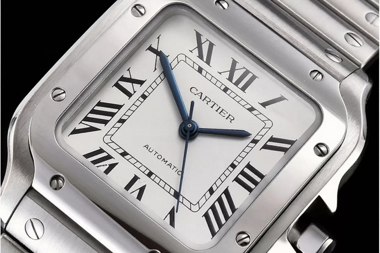 Cartier ?C Santos De Cartier 35mm Mens SS / SS White 3KF MY9015 - Image 12