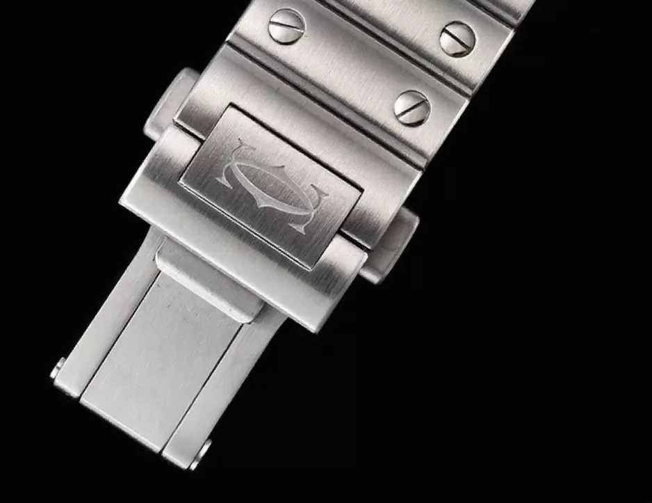 Cartier ?C Santos De Cartier 35mm Mens SS / SS White 3KF MY9015 - Image 16