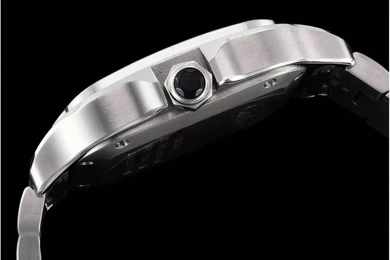 Cartier ?C Santos De Cartier 35mm Mens SS / SS White 3KF MY9015 - Image 19