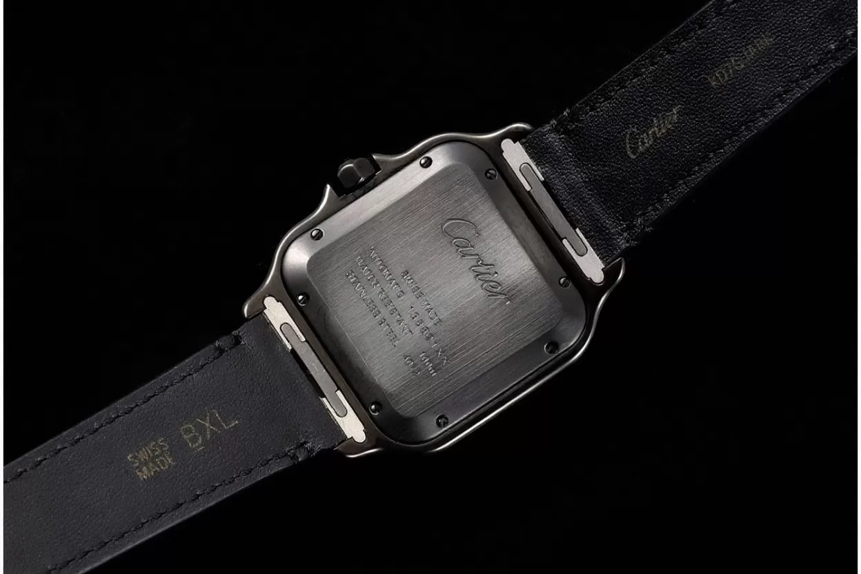 Santos De Cartier Mens XL PVD / LE Black BVF 9019 - Image 6