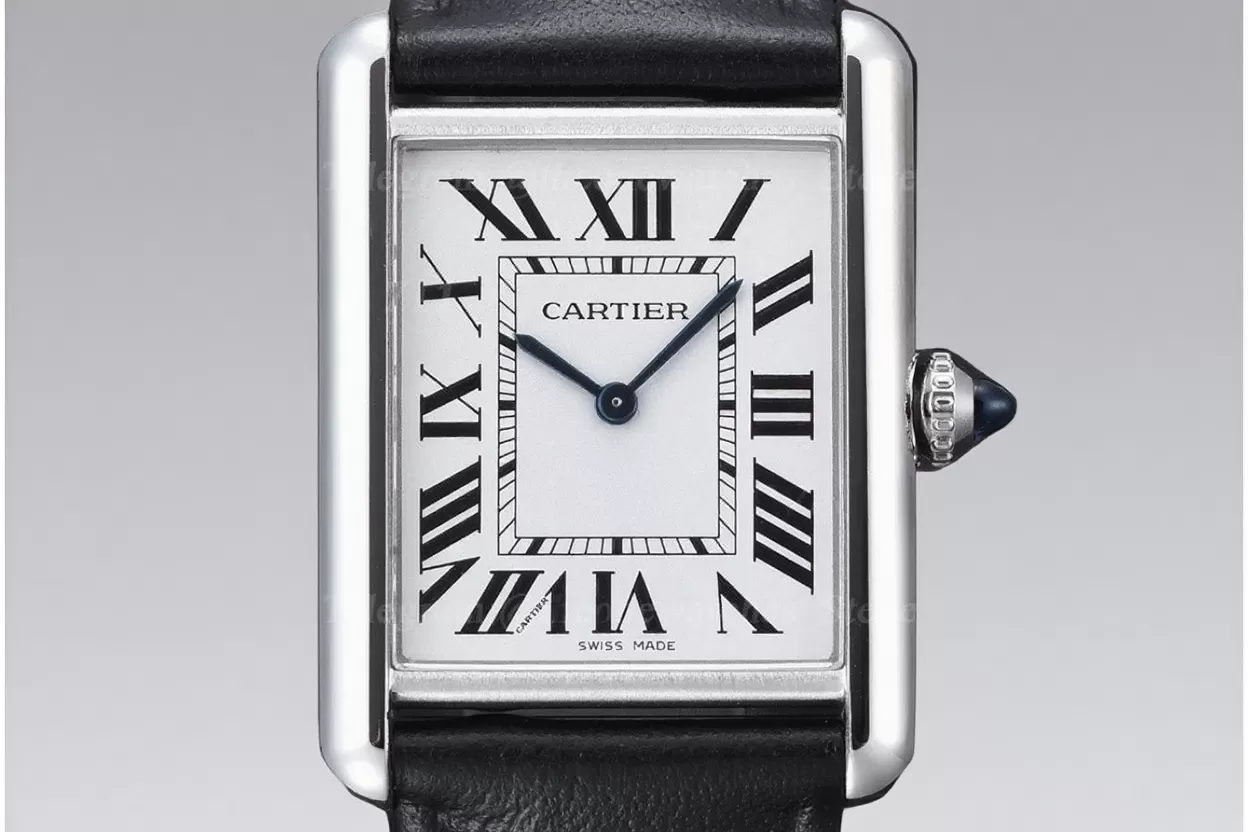 Tank Must SS / LE White Dial On Black Leather Strap K11F Quartz - Image 2