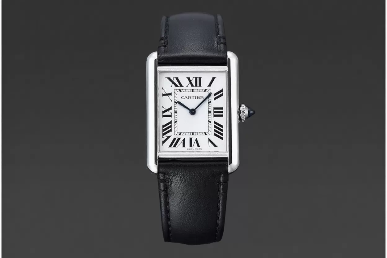 Tank Must SS / LE White Dial On Black Leather Strap K11F Quartz - Image 3