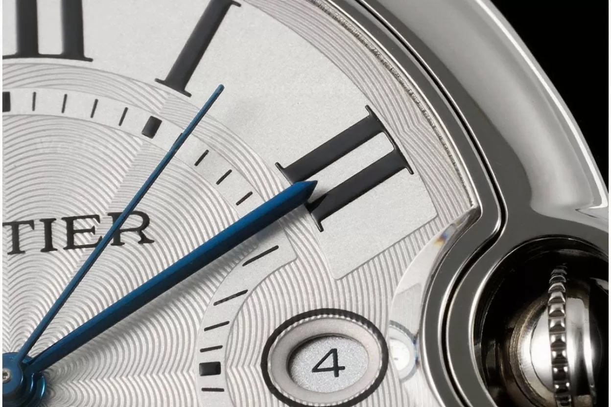 Ballon Bleu De Cartier 42mm White Textured Dial SS / SS V6F V8 A2824 - Image 5