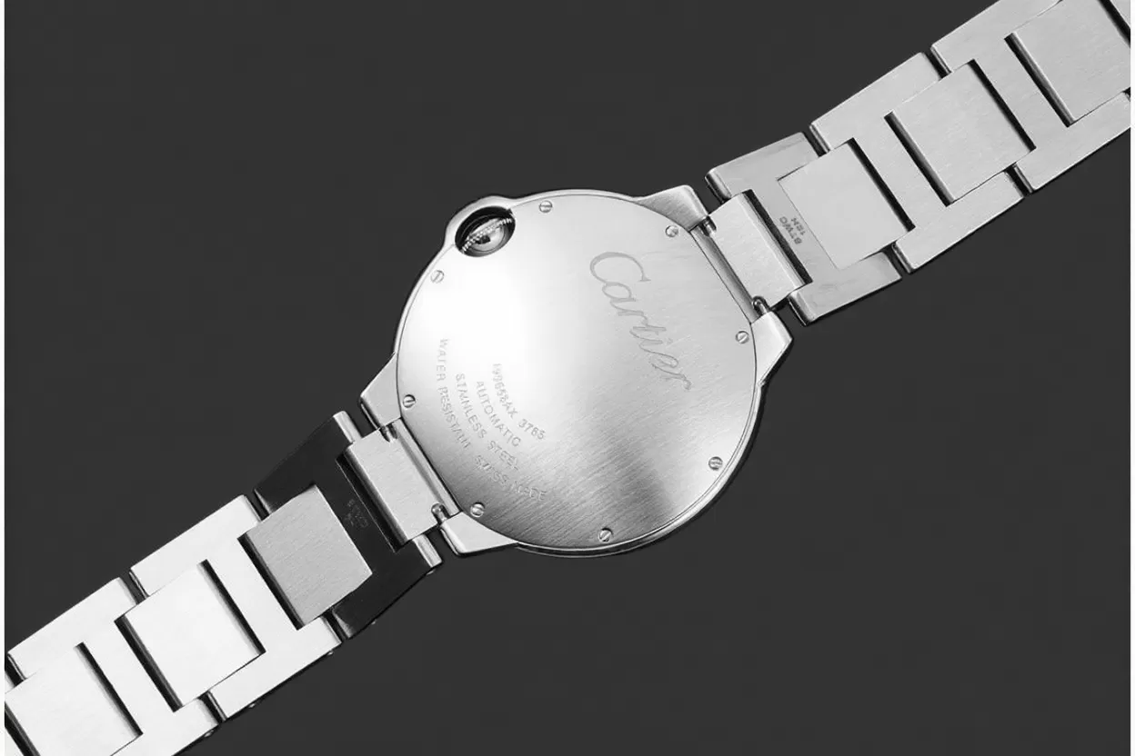 Ballon Bleu De Cartier 42mm White Textured Dial SS / SS V6F V8 A2824 - Image 8