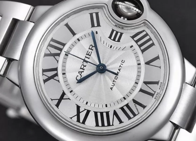 Ballon Bleu De Cartier 33mm White Textured Dial SS / SS V6F V8 NH05 - Image 3