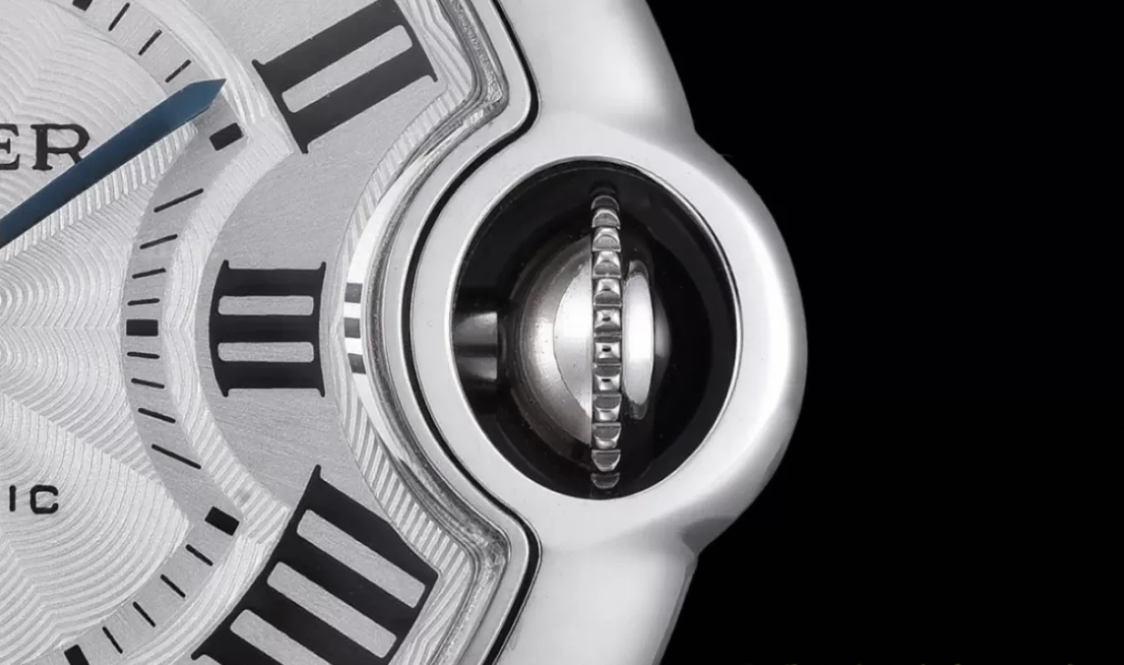 Ballon Bleu De Cartier 33mm White Textured Dial SS / SS V6F V8 NH05 - Image 4