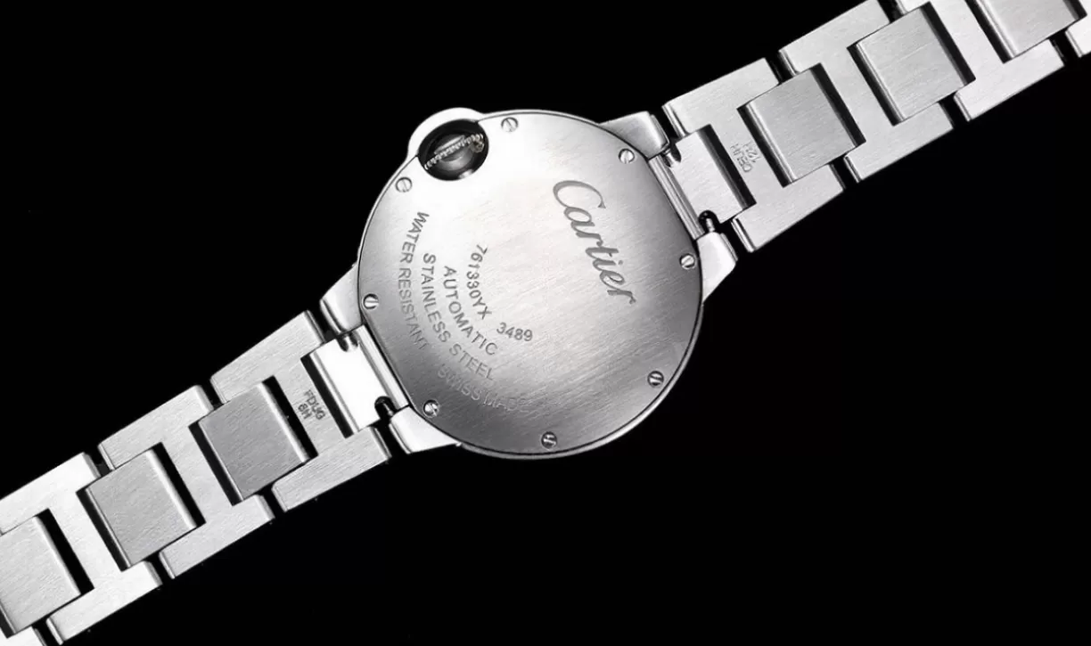 Ballon Bleu De Cartier 33mm White Textured Dial SS / SS V6F V8 NH05 - Image 6
