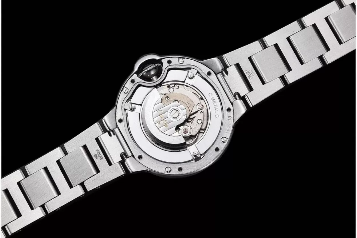 Ballon Bleu De Cartier 33mm White Textured Dial SS / SS V6F V8 NH05 - Image 7