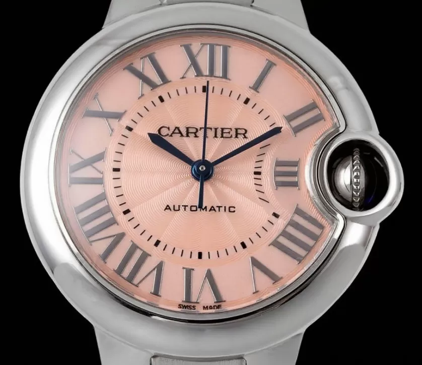 Ballon Bleu De Cartier 33mm SS / SS Pink Dial AF NH05 - Image 2