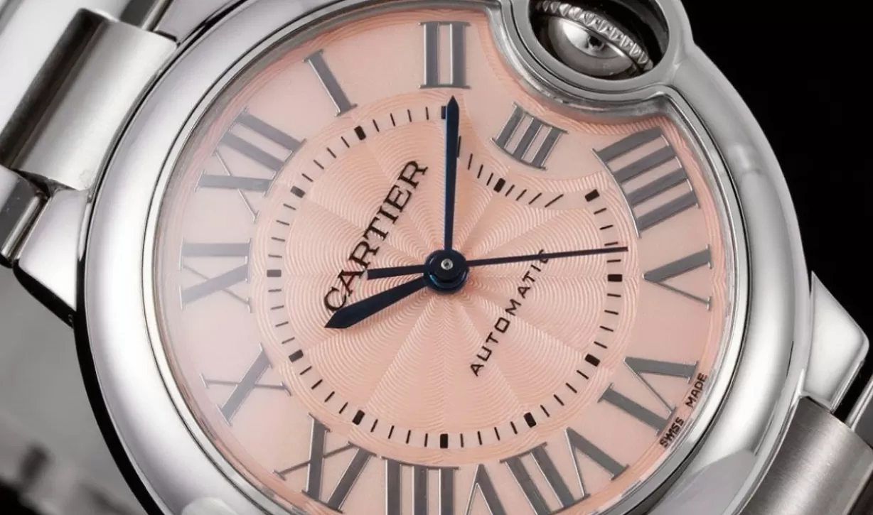 Ballon Bleu De Cartier 33mm SS / SS Pink Dial AF NH05 - Image 3