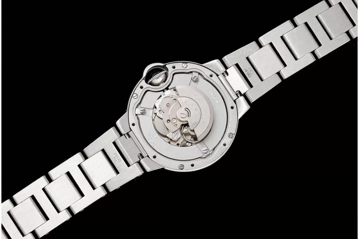 Ballon Bleu De Cartier 33mm SS / SS Pink Dial AF NH05 - Image 7
