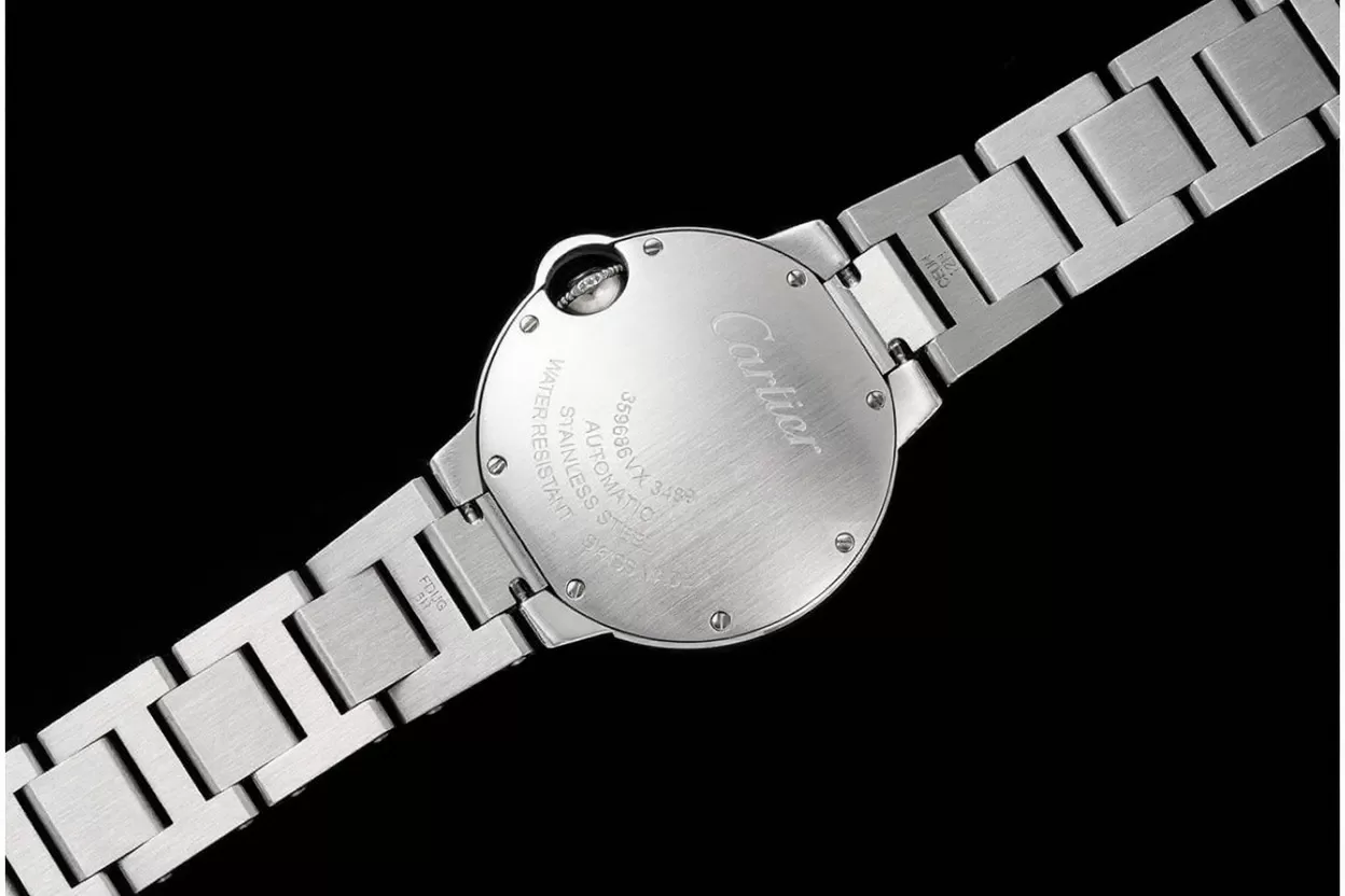 Ballon Bleu De Cartier 33mm SS / SS Pink Dial AF NH05 - Image 6