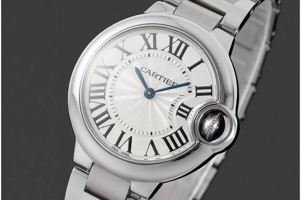 Ballon Bleu De Cartier 33mm SS / SS White Dial AF Quartz