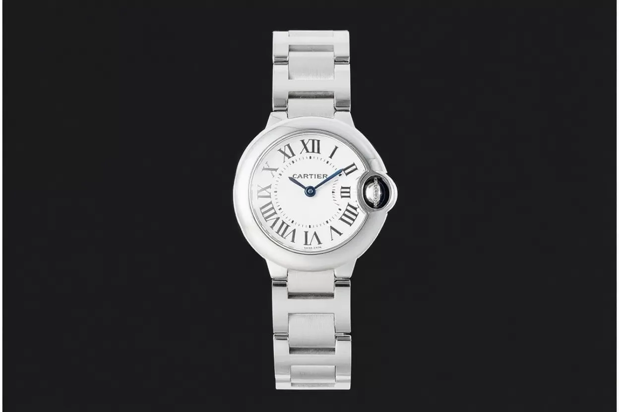 Ballon Bleu De Cartier 28mm SS / SS White Dial AF Quartz - Image 3