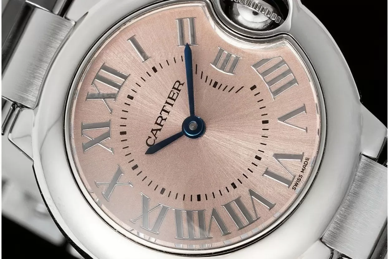 Ballon Bleu De Cartier 28mm SS / SS Pink Dial AF Quartz - Image 2