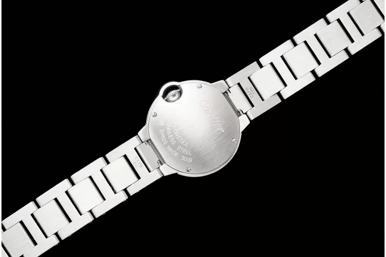 Ballon Bleu De Cartier 28mm SS / SS Pink Dial AF Quartz - Image 6
