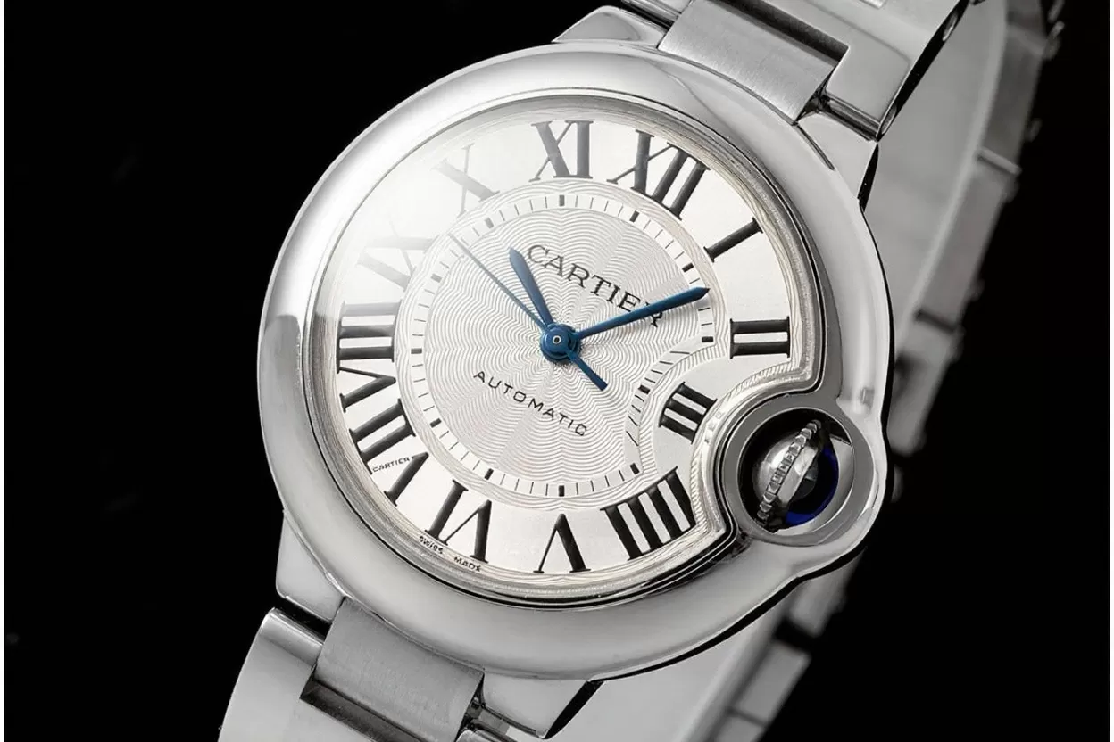 Ballon Bleu De Cartier 33mm SS / SS White Dial V6F A076