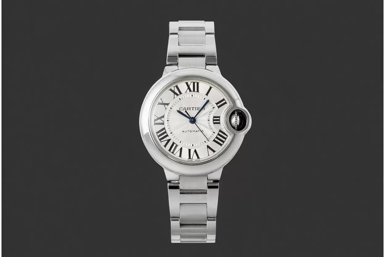 Ballon Bleu De Cartier 33mm SS / SS White Dial V6F A076 - Image 4