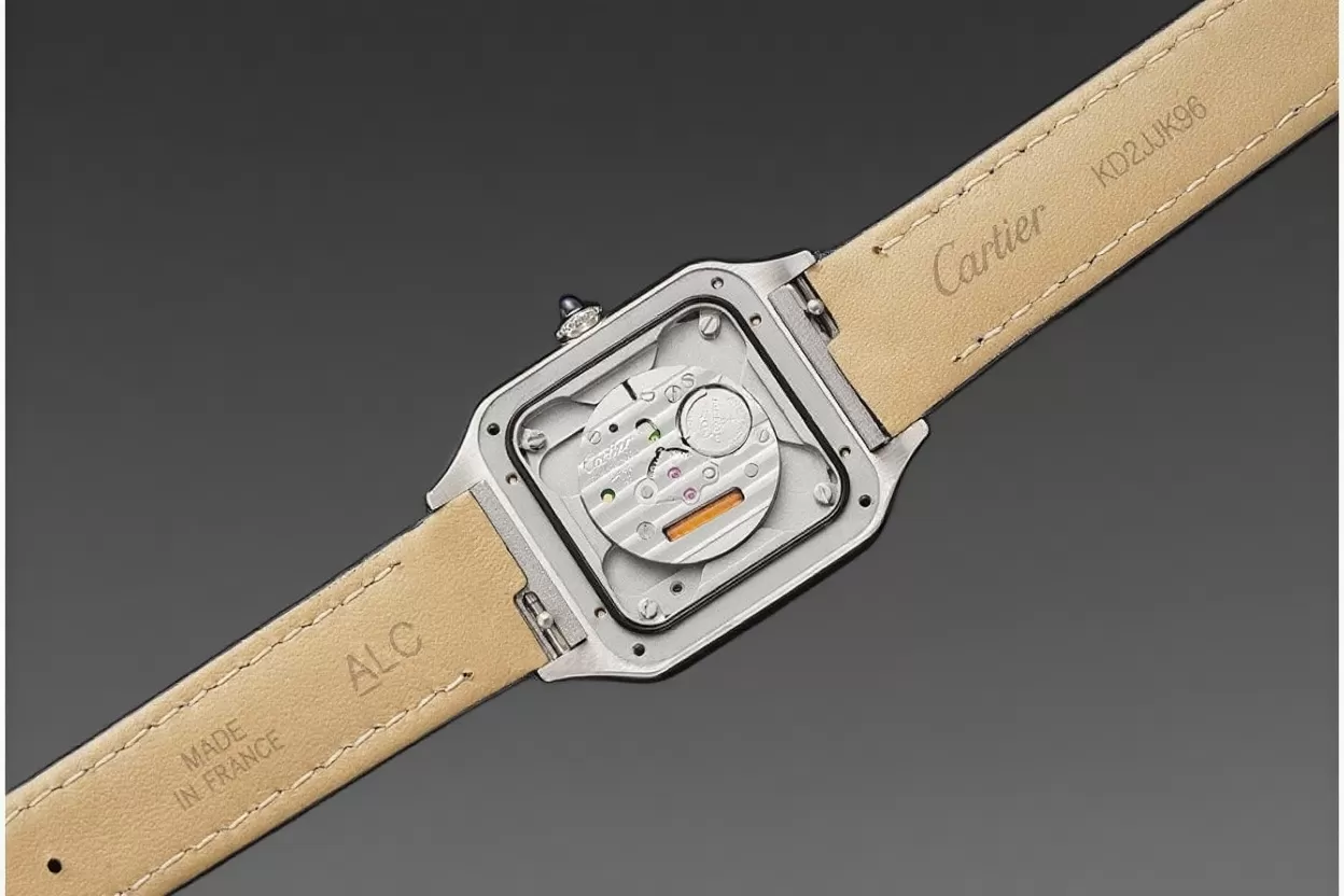 Santos Dumont Blue SS / LE Silver Dial AF Quartz - Image 7