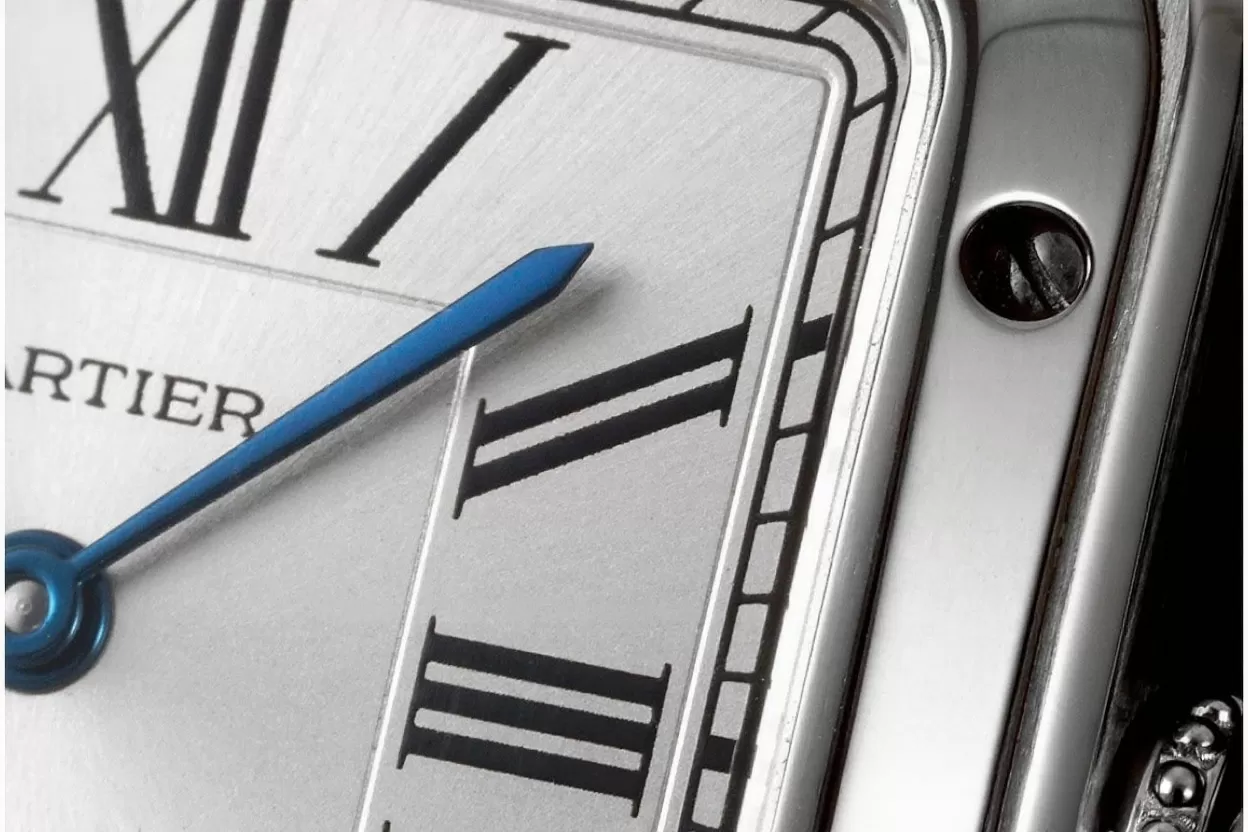 Santos Dumont Black SS / LE Silver Dial AF Quartz - Image 4