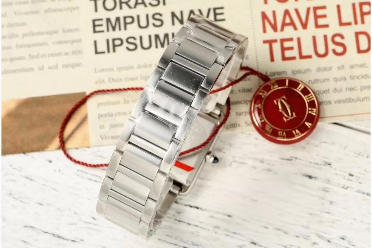 Cartier ?C Tank Must 25.5mm SS / SS White Dial AF Quartz - Image 9