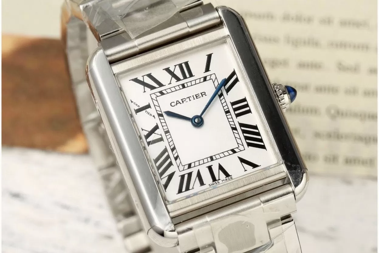 Cartier ?C Tank Solo 24.4mm SS / SS White Dial AF Quartz - Image 3
