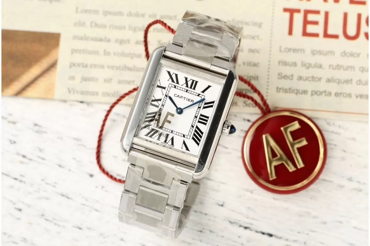Cartier ?C Tank Solo 24.4mm SS / SS White Dial AF Quartz - Image 2