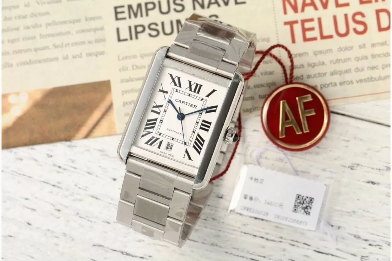 Cartier ?C Tank Solo 41mm SS / SS White Dial AF MY9015 - Image 2