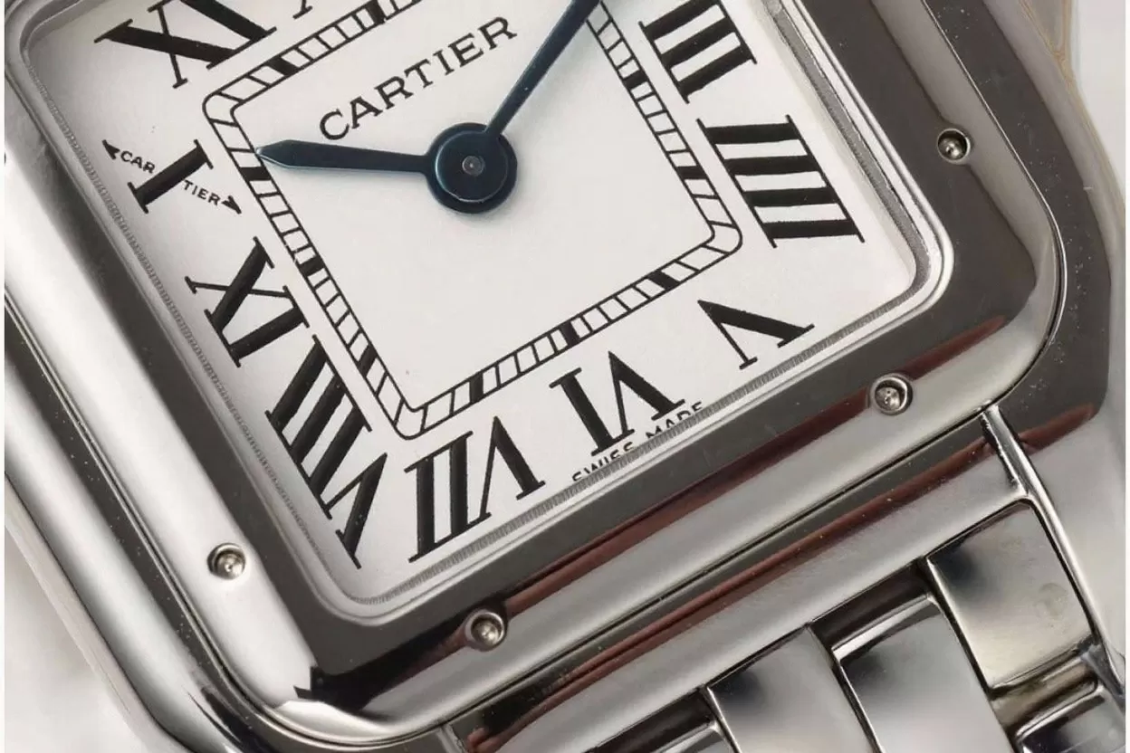 Cartier ?C Panthere Secrete De Ladies 22mm SS / SS White AF Quartz - Image 5