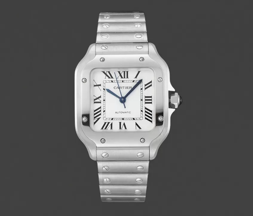 Santos De Cartier 35mm SS / SS White Dial AF MY9015 - Image 4