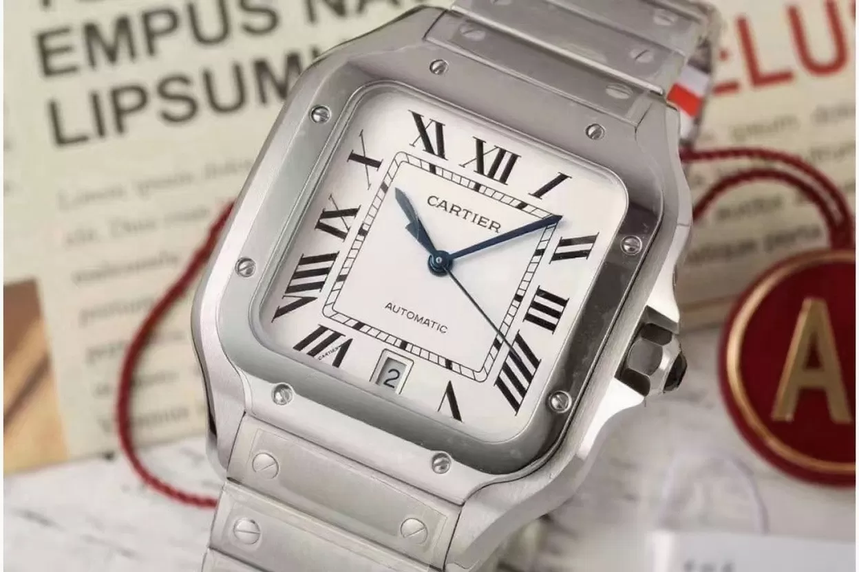 Cartier ?C Santos De Cartier 40mm XL SS / SS White Dial AF MY9015