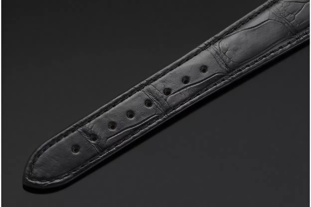 Tank Louis 25.5mm Alligator Leather YG / LE Black Dial DRF Quartz - Image 13