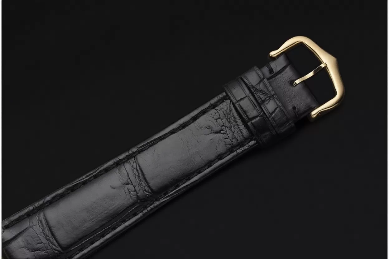 Tank Louis 25.5mm Alligator Leather YG / LE Black Dial DRF Quartz - Image 14