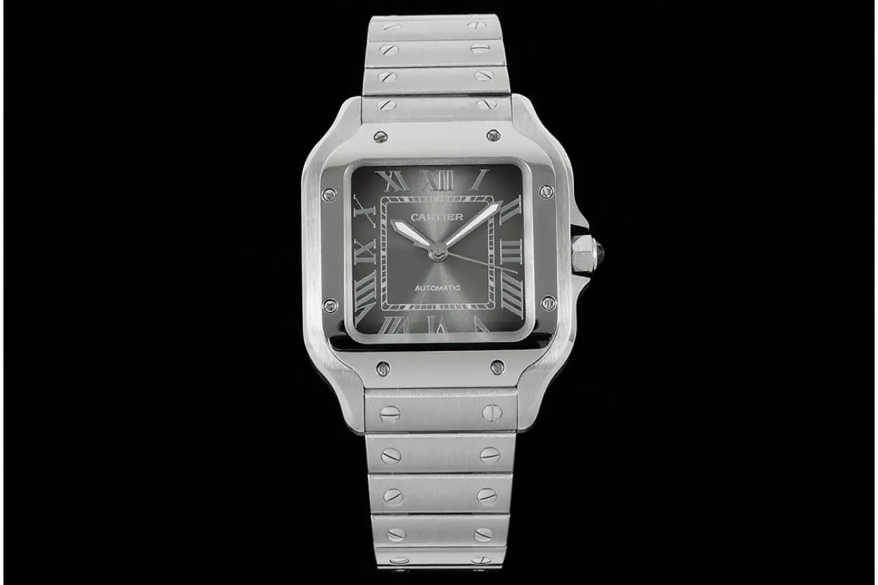 Santos De Cartier 35mm SS / SS Grey Dial AF MY9015 - Image 4