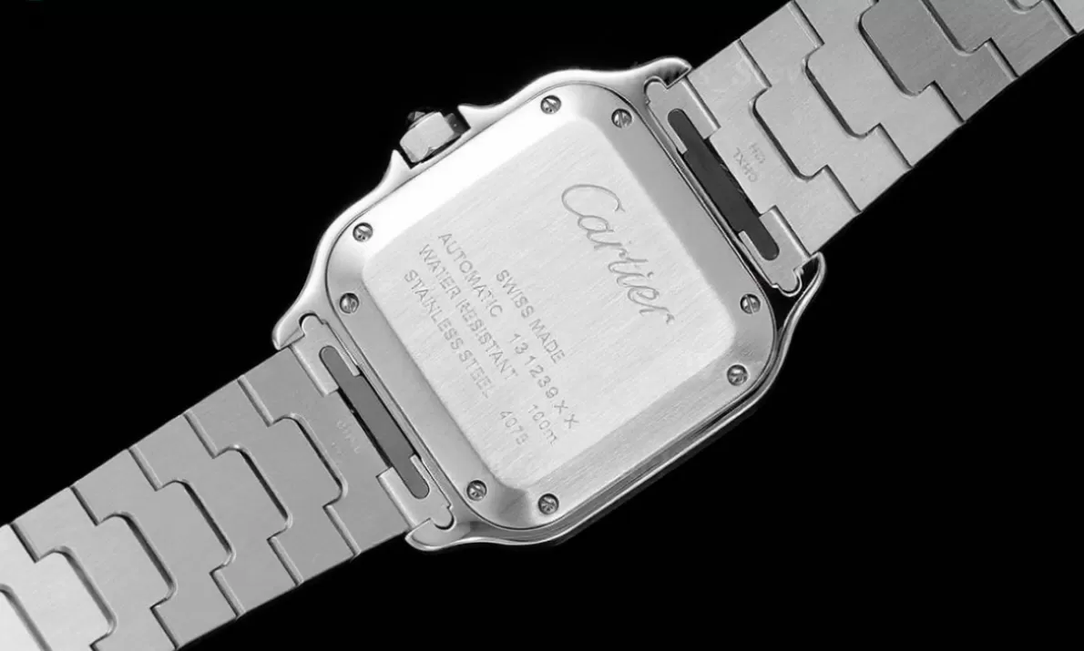 Santos De Cartier 35mm SS / SS Grey Dial AF MY9015 - Image 8