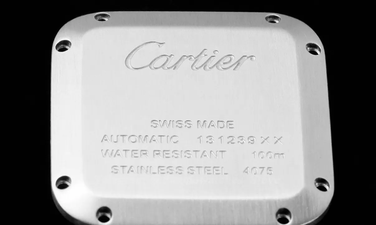 Santos De Cartier 35mm SS / SS Grey Dial AF MY9015 - Image 13