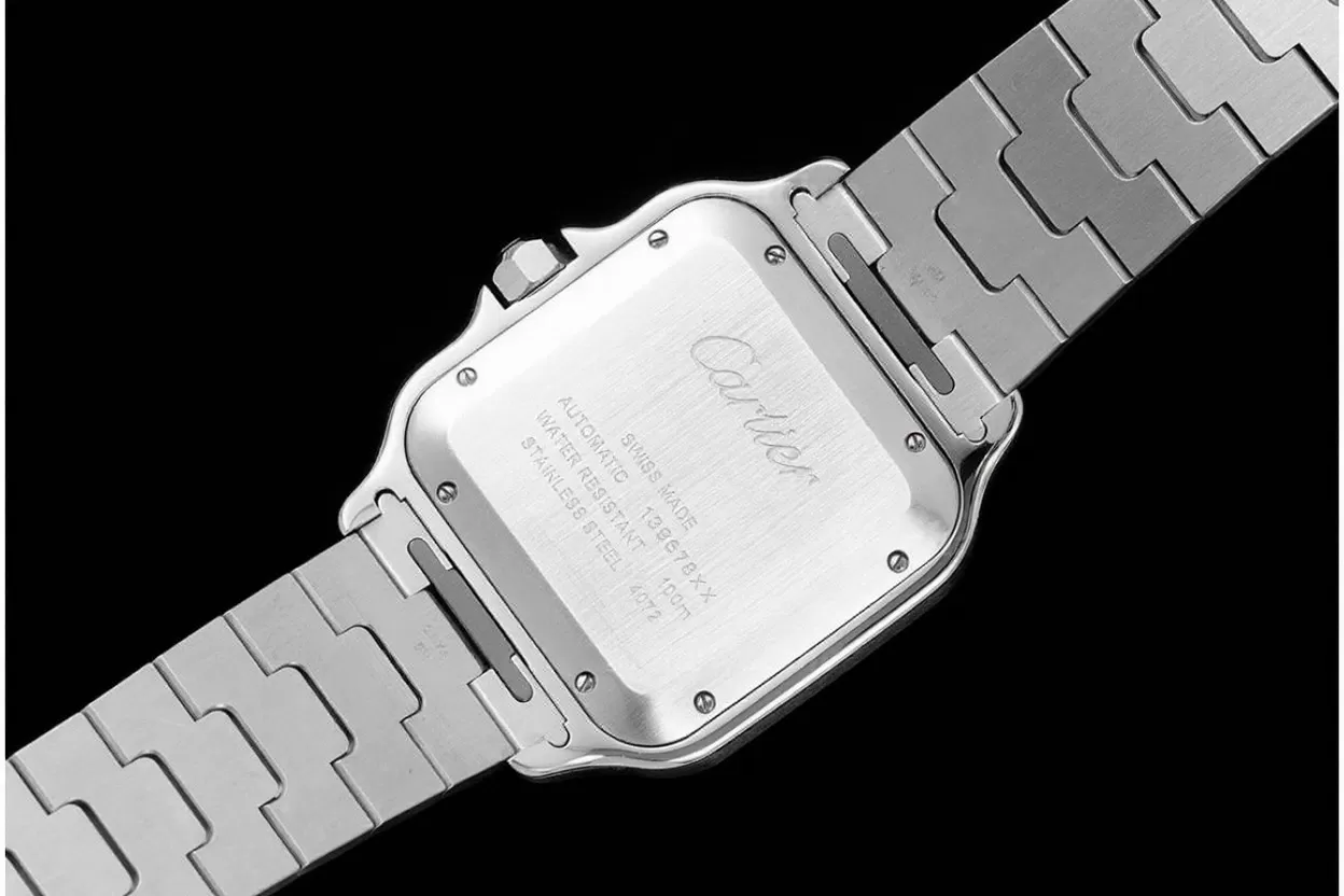 Santos De Cartier 40mm Mens XL YG / SS Grey Dial BVF MY9019 - Image 8