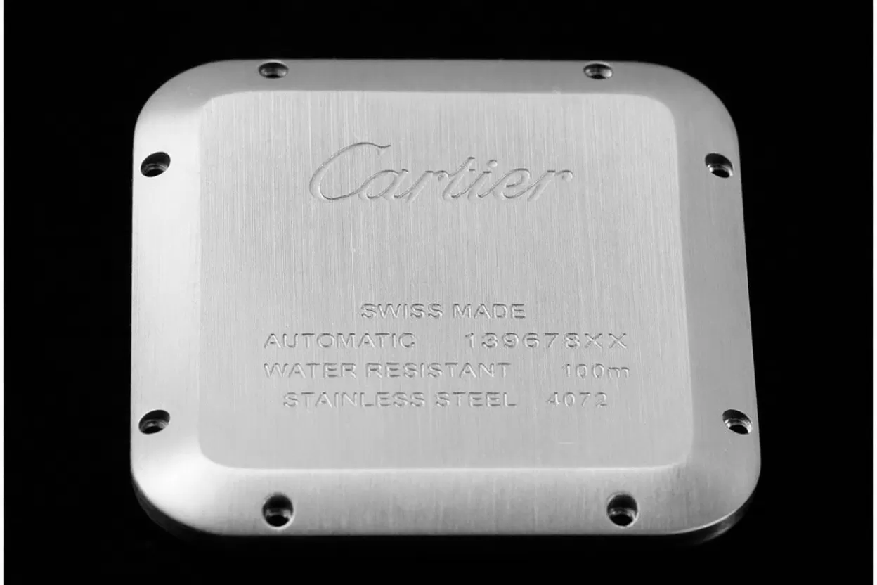 Santos De Cartier 40mm Mens XL YG / SS Grey Dial BVF MY9019 - Image 14