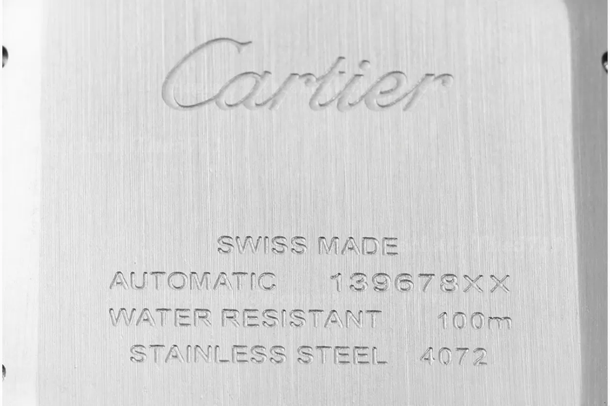 Santos De Cartier 40mm Mens XL YG / SS Grey Dial BVF MY9019 - Image 16