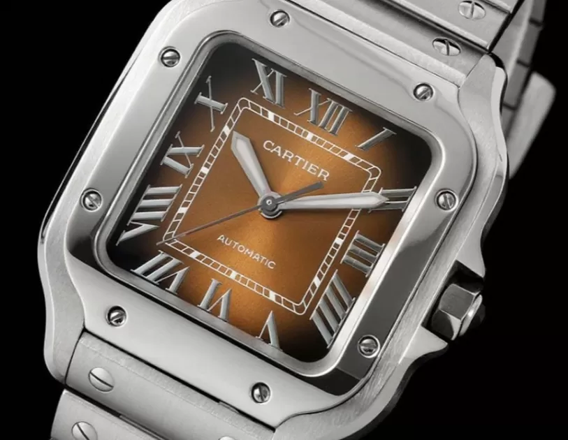 Santos De Cartier 35mm SS / SS Brown Dial BVF MY9039