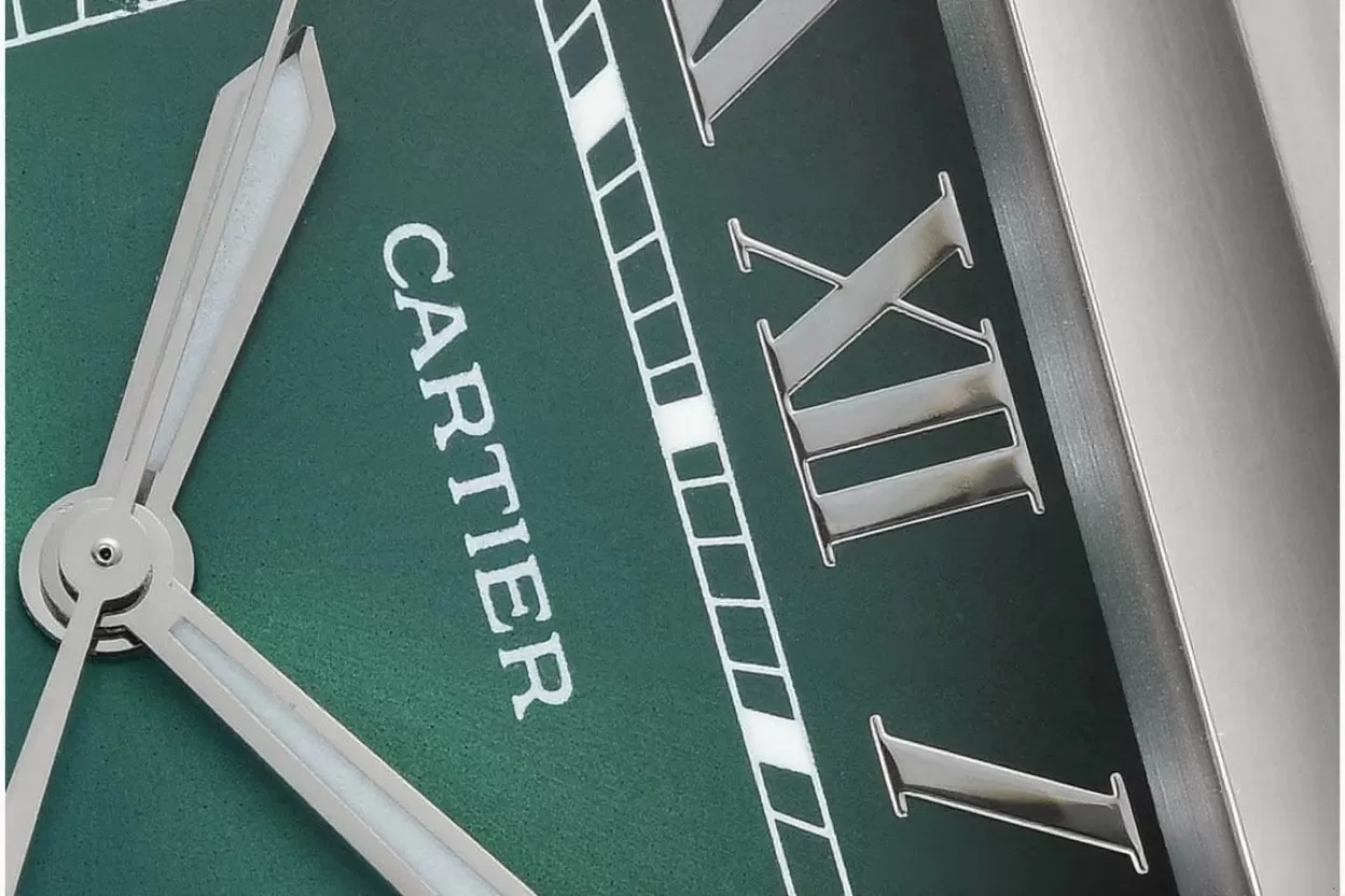 Santos De Cartier 40mm XL SS / SS Green Dial BVF MY9019 - Image 5